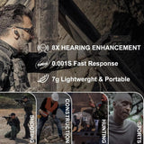 EARMOR M20T PRO New V5.4 Bluetooth Earplugs Electronic Earplugs Headset Anti Noise Ear Plug Noise Canceling NRR26db