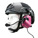 EARMOR M32H MOD4 Tactical Headset Electronics Communication Hearing Protector - Pink