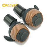 EARMOR M20 Electronic Earplug In Ear Noise Clearance IPSC Shooting Earplugs - Coyote Brown